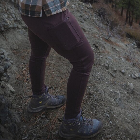 Carhartt Women's Force Lightweight Utility Legging in Brown - Picture 2 of 10